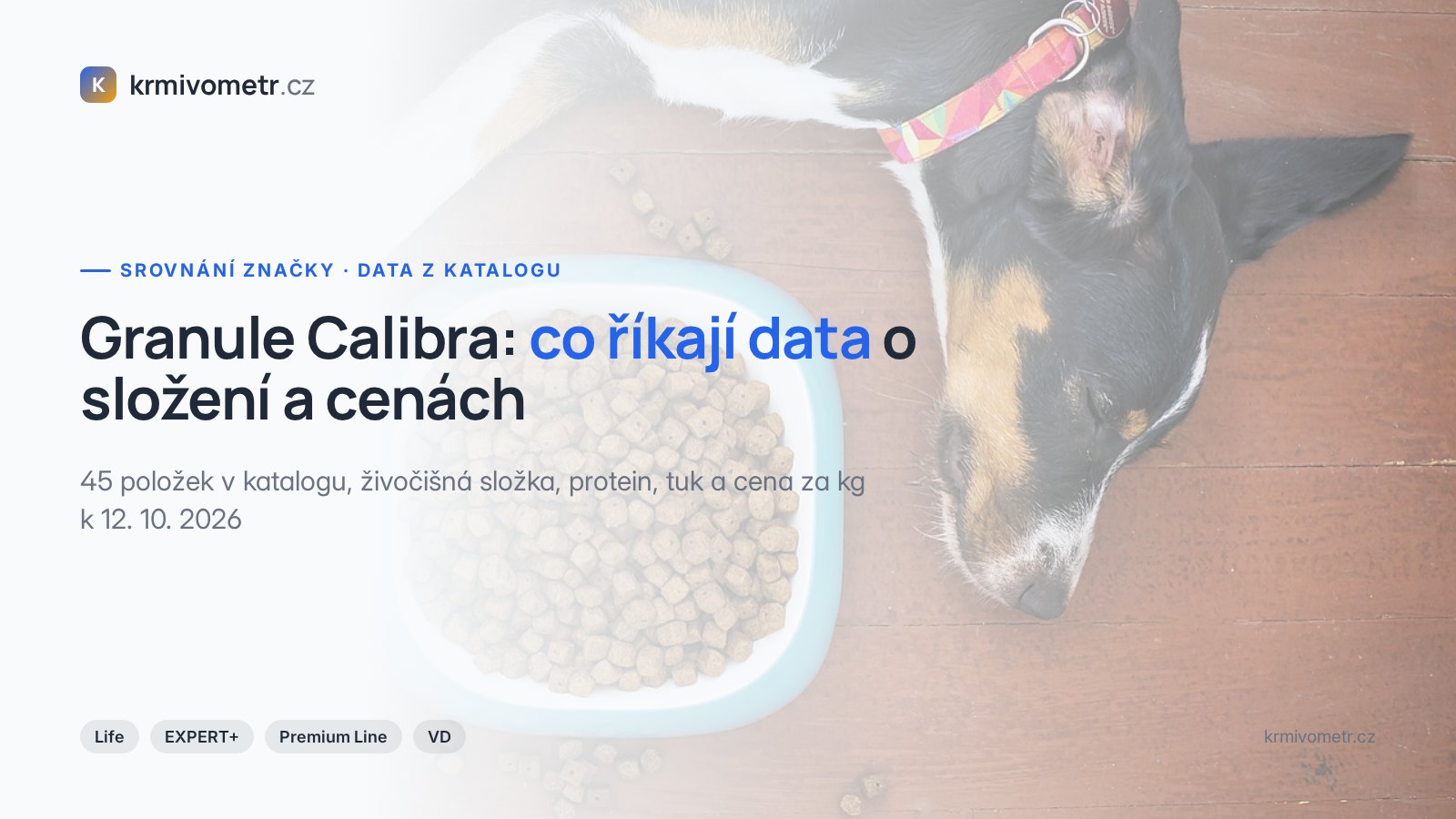 Granule Calibra: co říkají data o složení a cenách