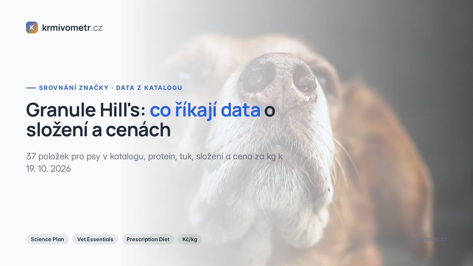 Granule Hill's: co říkají data o složení a cenách