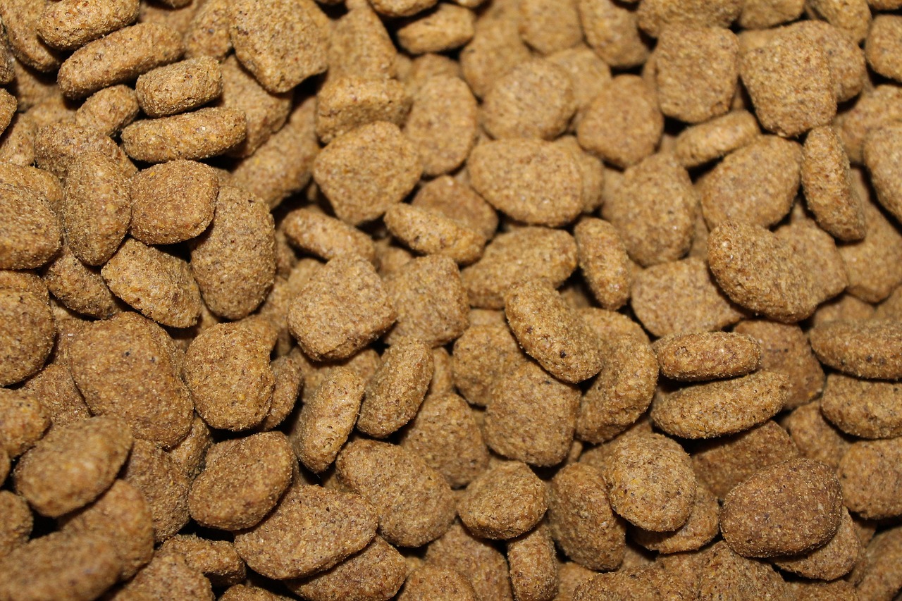 Suché granule nasypané na povrch