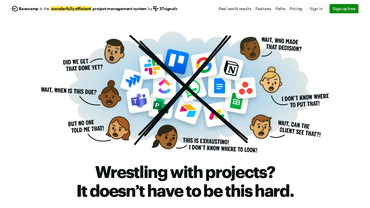 Screenshot Basecamp