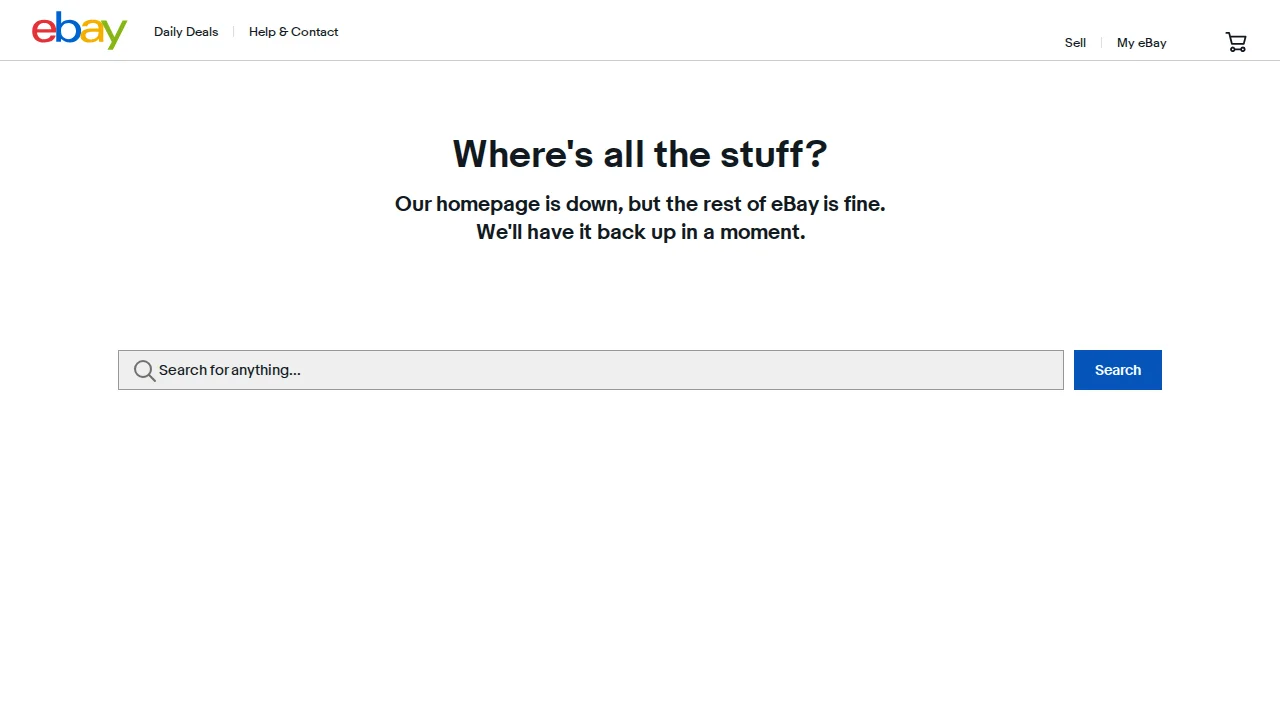 Screenshot eBay