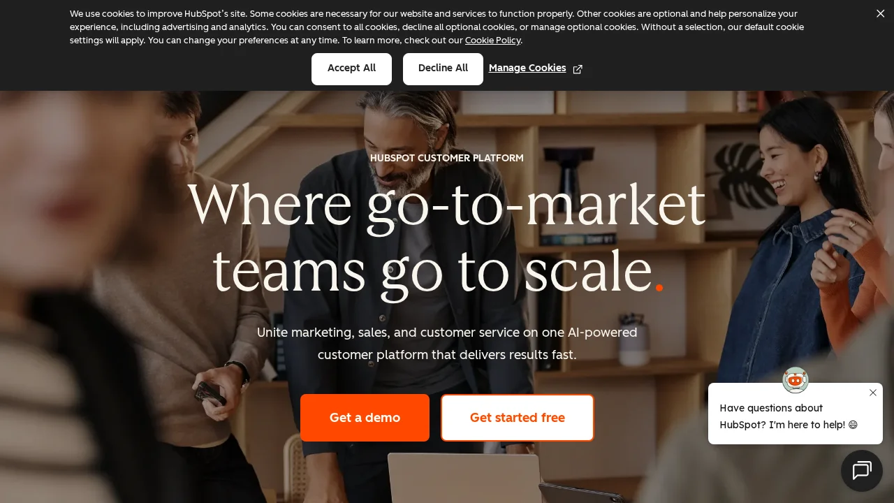 Screenshot HubSpot CRM