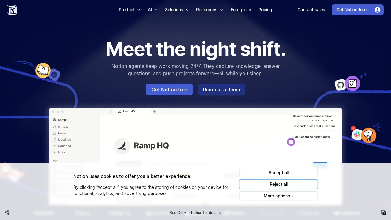 Screenshot Notion