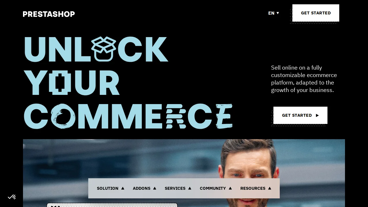 Screenshot PrestaShop