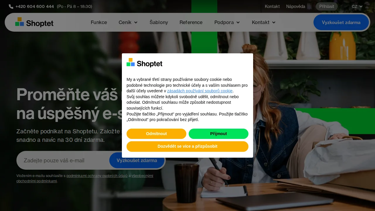 Screenshot Shoptet