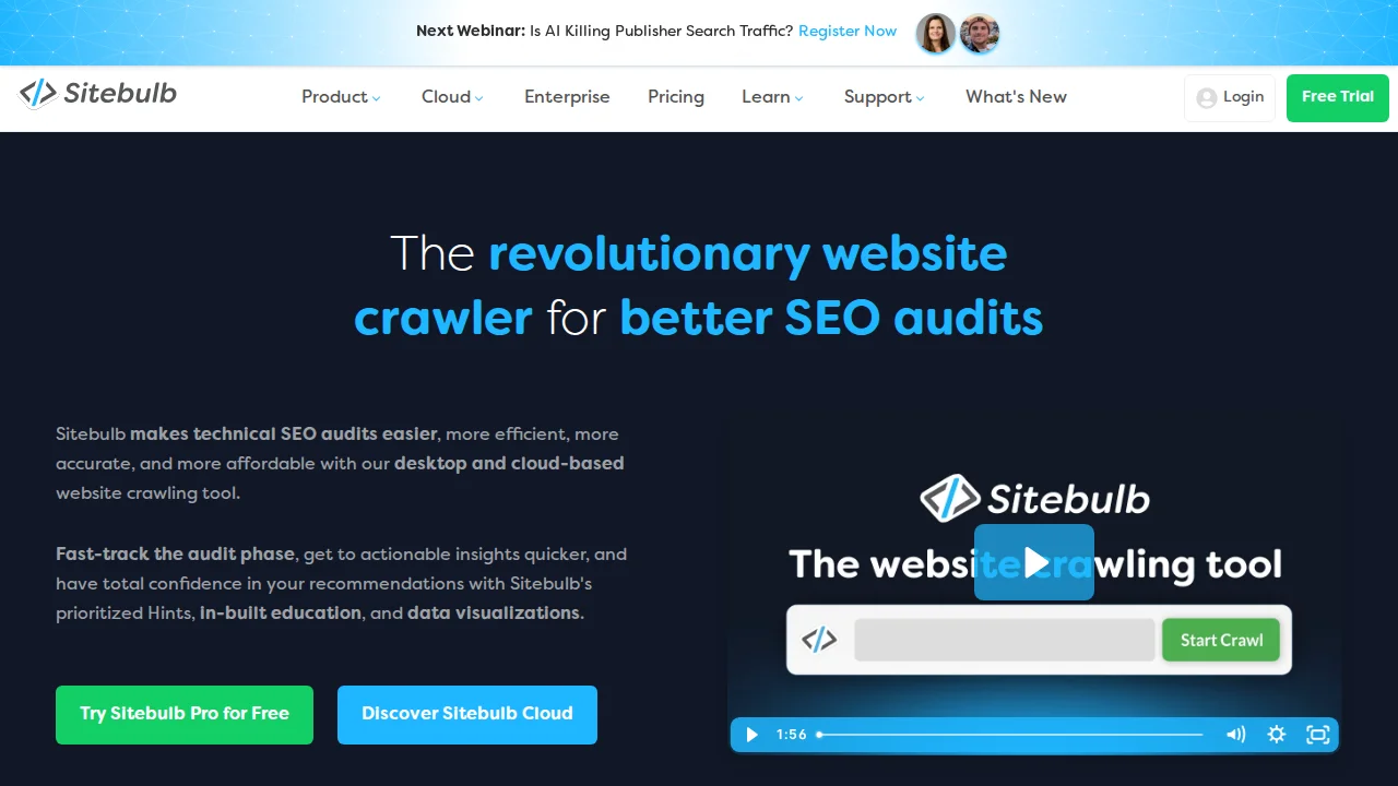 Screenshot Sitebulb