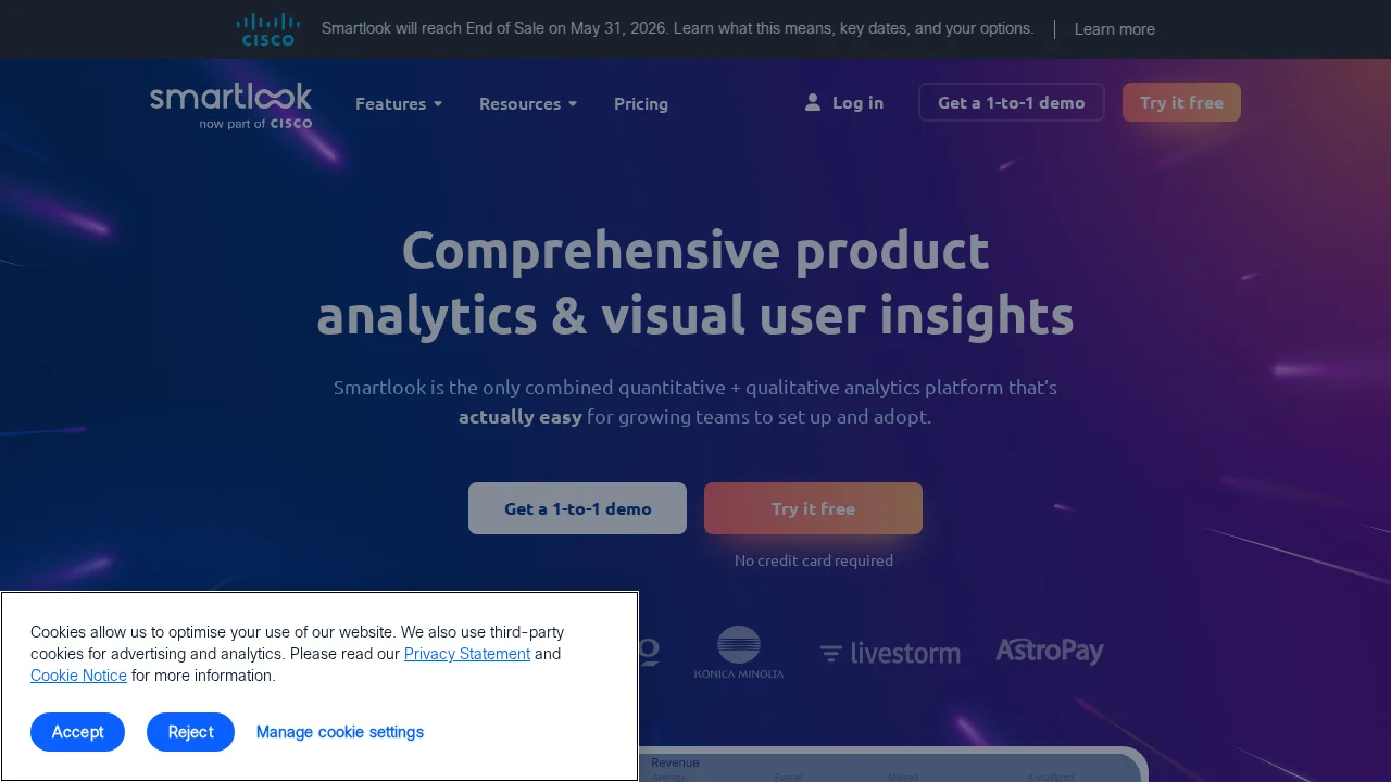 Screenshot Smartlook