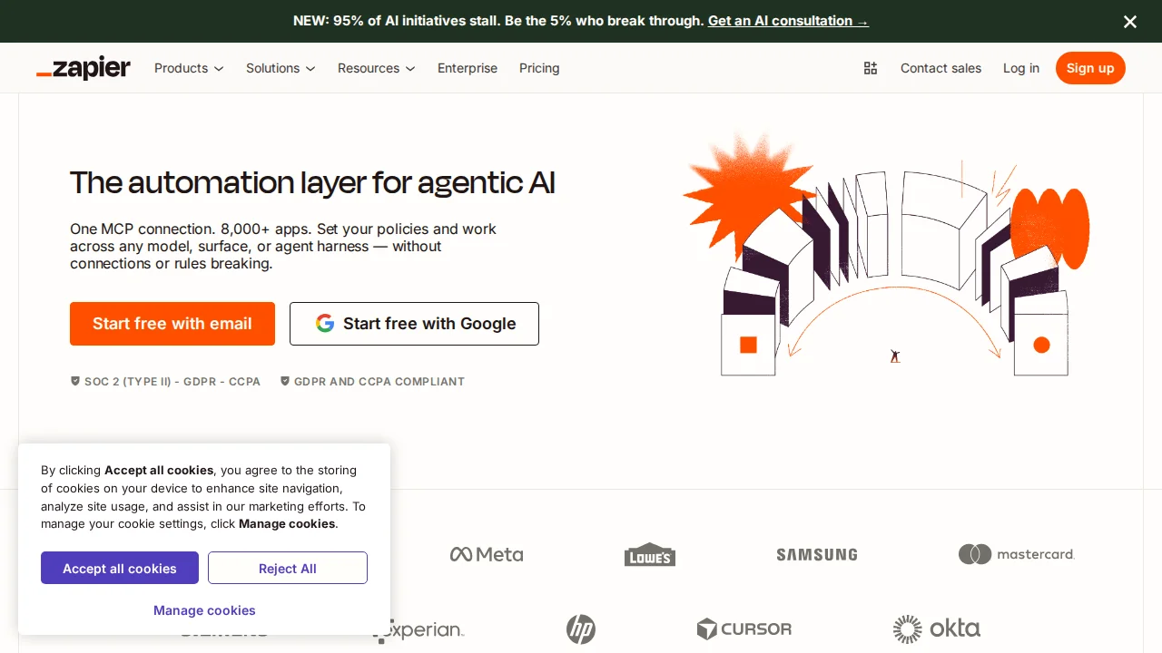 Screenshot Zapier