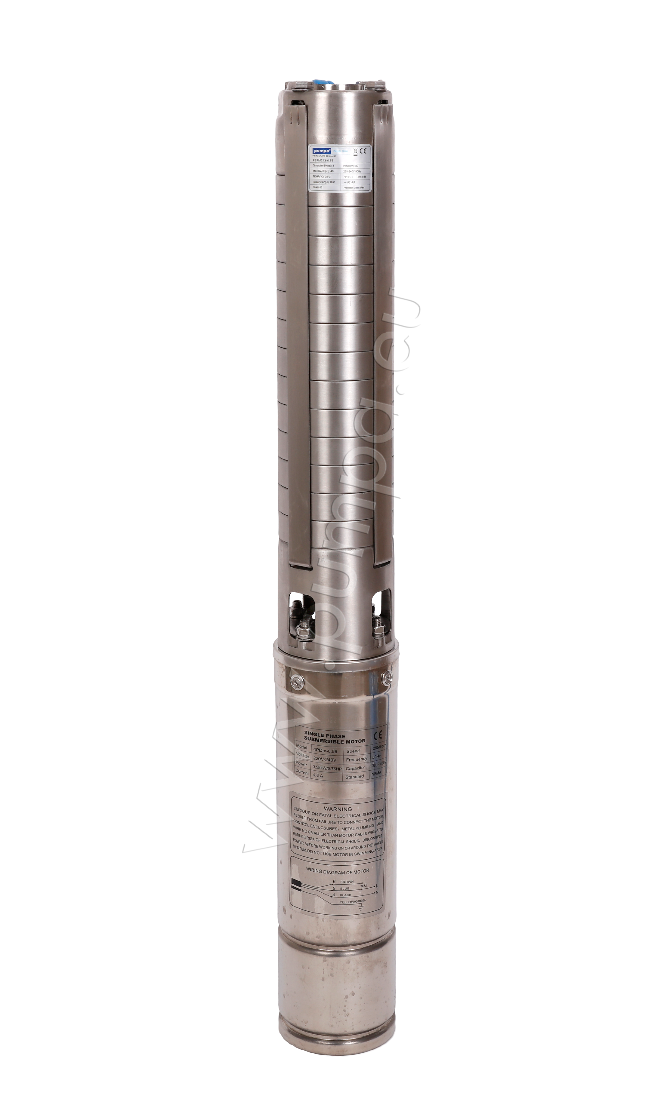 PUMPA blue line 4SPM 223 1,1kW 230V, ponorné čerpadlo, kabel 50m, spínací skříň