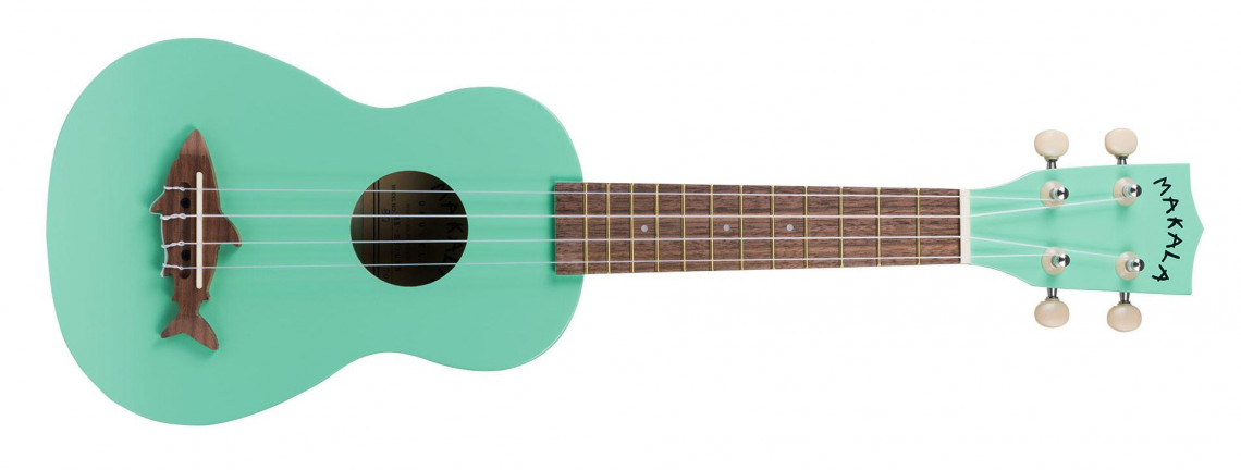 KALA Shark Soprano Ukulele Surf Green