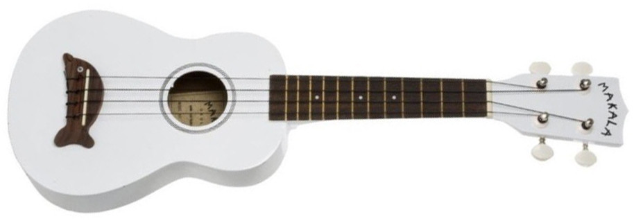 KALA Shark Soprano Ukulele Great White