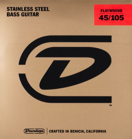 Dunlop DBFS45105M Flatwound Bass 45-105