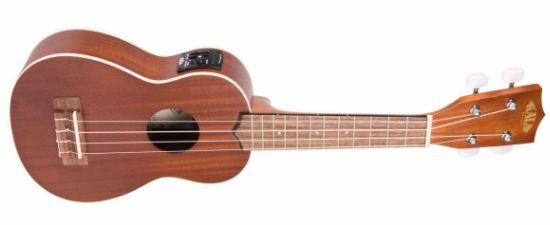 KALA Mahogany Soprano EQ Ukulele Natural