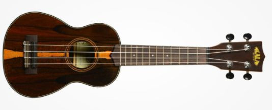 KALA Ziricote Soprano Ukulele Natural