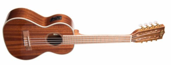 KALA Mahogany Tenor EQ 8-String Ukulele Natural