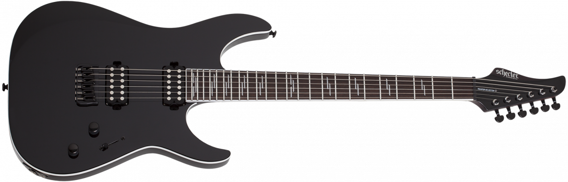 Schecter Reaper-6 Custom - Gloss Black
