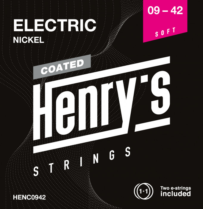Henry’s HENC0942 Coated Electric Nickel - 009“ - 042”