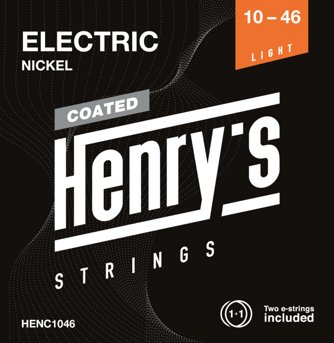 Henry’s HENC1046 Coated Electric Nickel - 010“ - 046”
