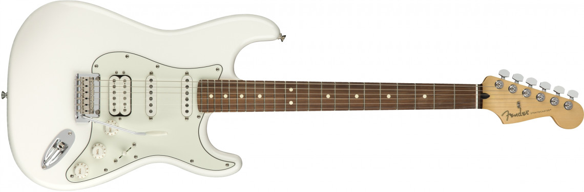 Fender Player Stratocaster HSS Polar White Pau Ferro