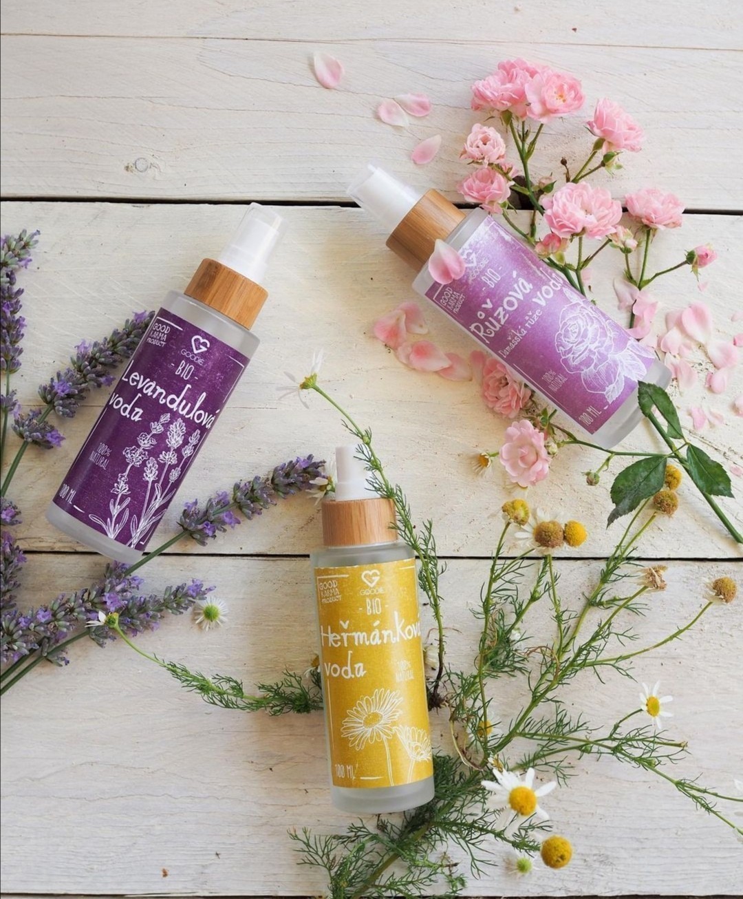 BIO Květinové vody od Goodie Heřmánková voda BIO 100 ml 100ml