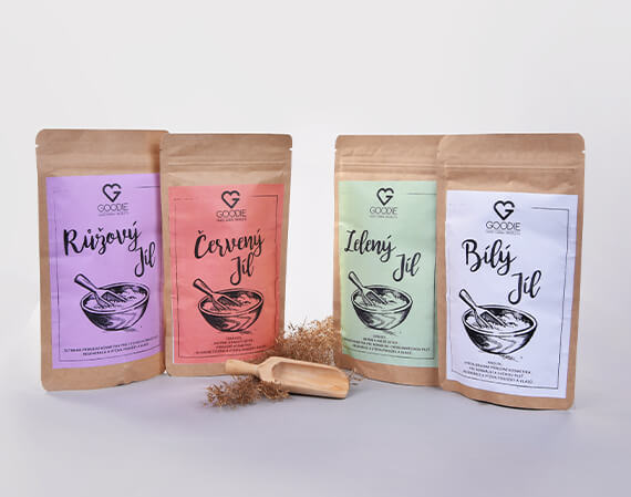 Přírodní kosmetické jíly Růžový