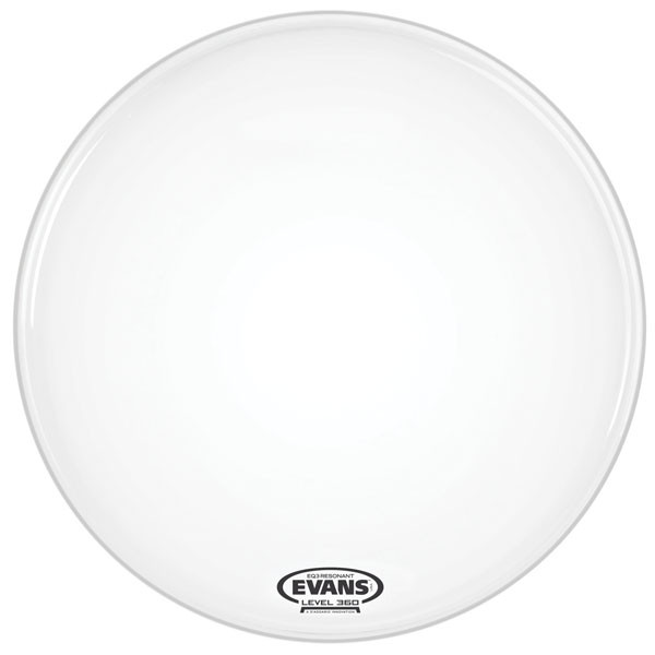 Evans BD18RSW-NP EQ3-NP Reso 18" Smooth White
