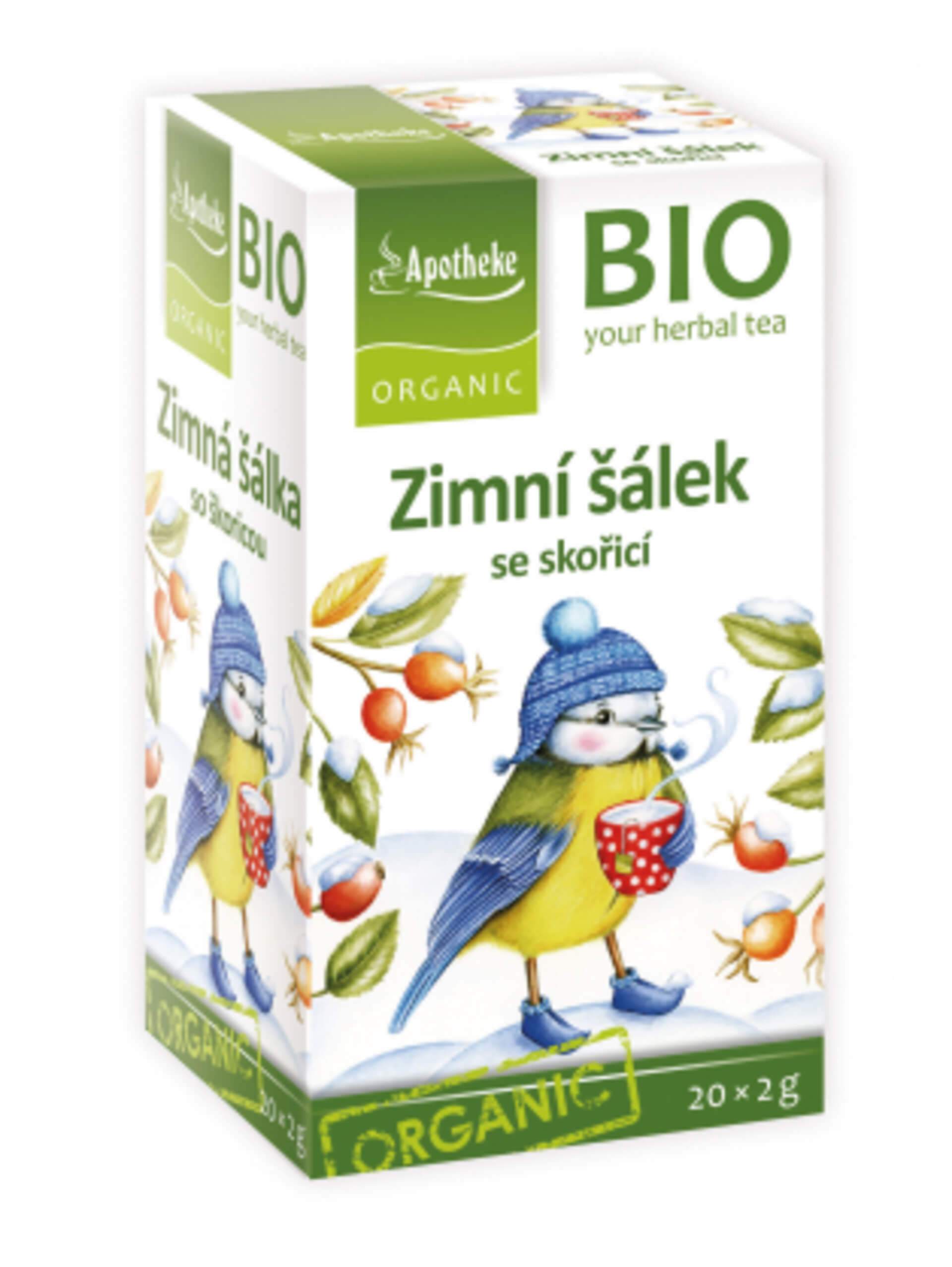 Apotheke Zimní šálek se skořicí BIO 20 sáčků