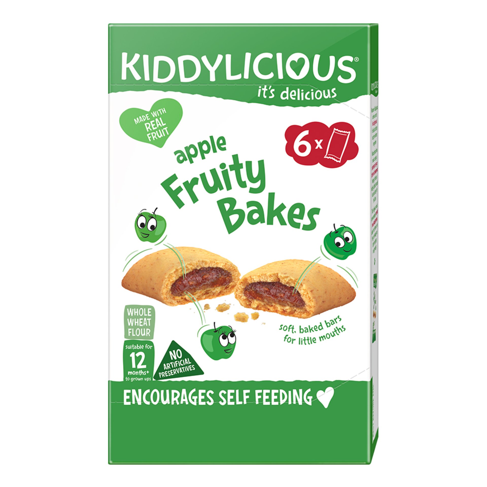 Kiddylicious Koláčky jablečné 6x22 g