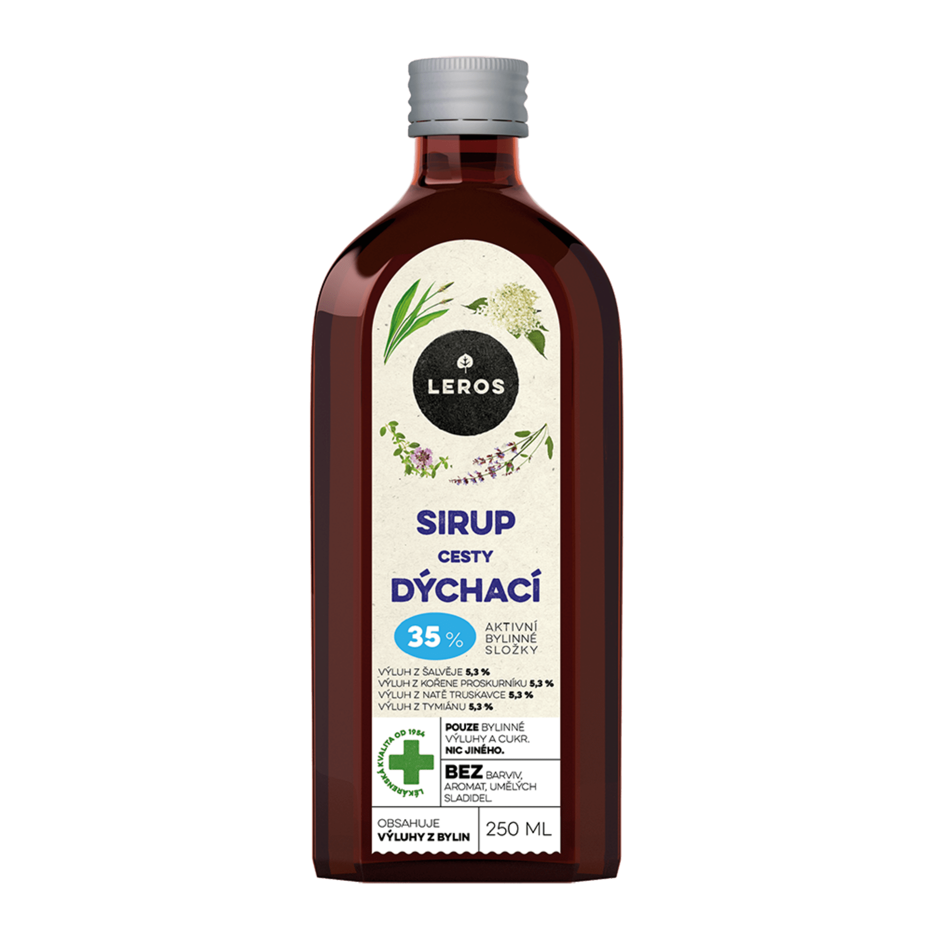 Leros Sirup Cesty dýchací 250 ml