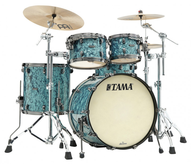 Tama MR42TZBNS-TQP Starclassic Maple Turquoise Pearl/Black Nickel Hardware