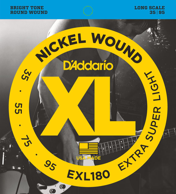 D'Addario EXL180 Extra Super Light  - .035 - .095