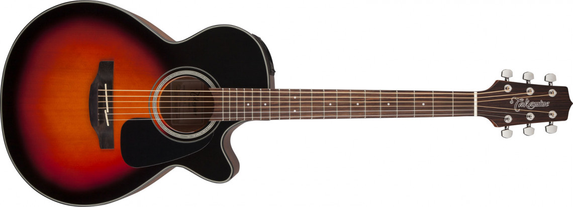 Takamine GF30CE, Rosewood Fingerboard - Black Sunburst
