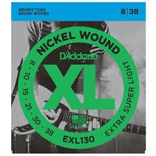 D'Addario EXL130 Extra Super Light Top - .008 - .038