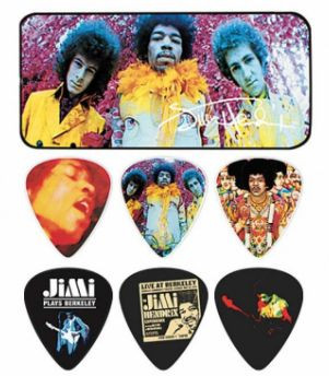 Dunlop JHPT01M Jimi Hendrix Pick Tin Are You Experienced