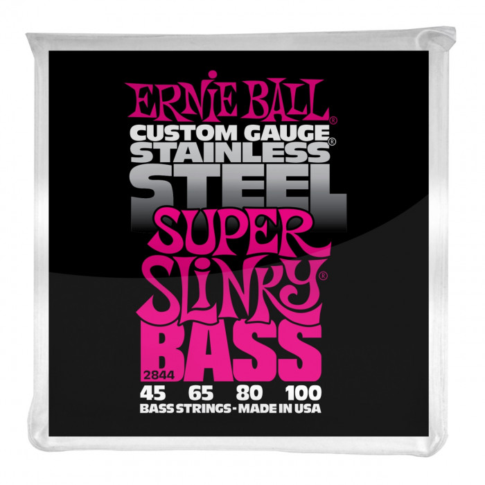 Ernie Ball 2844 Stainless Steel Bass Super Slinky - .044 - .100