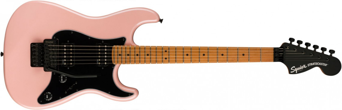 Fender Squier Contemporary Stratocaster HH FR Shell Pink Pearl Roasted Maple