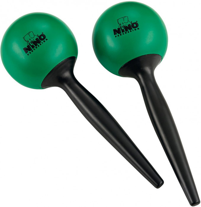 NINO Percussion NINO582GR Plastic Maracas Green