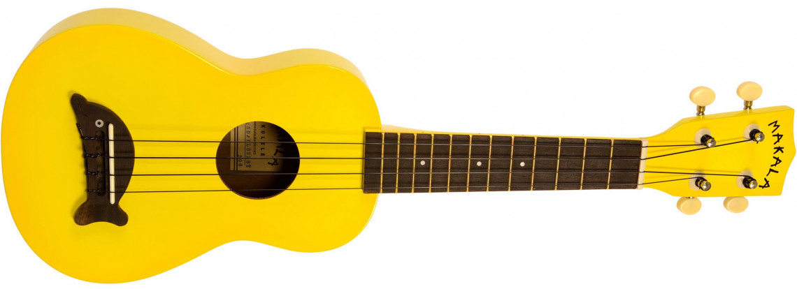 KALA Makala MK-SD Dolphin Soprano Ukulele Yellow