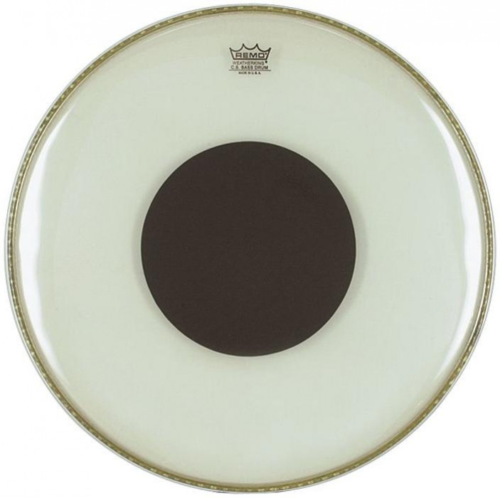 Remo Controlled Sound - Black Dot Clear 12"