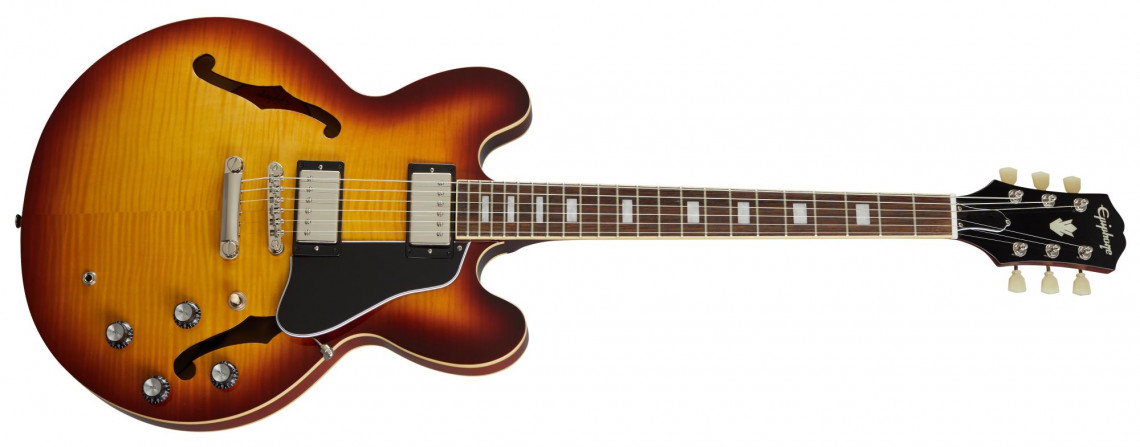 Epiphone ES-335 Figured - Raspberry Tea Burst