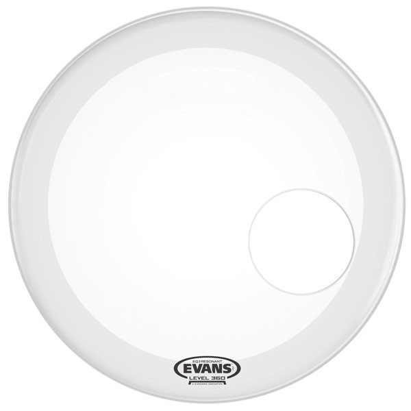 Evans BD22RGCW EQ3 Reso 22" Coated White