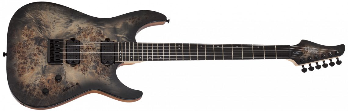 Schecter C-6 PRO Charcoal Burst