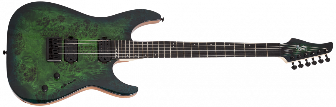 Schecter C-6 PRO Aqua Burst