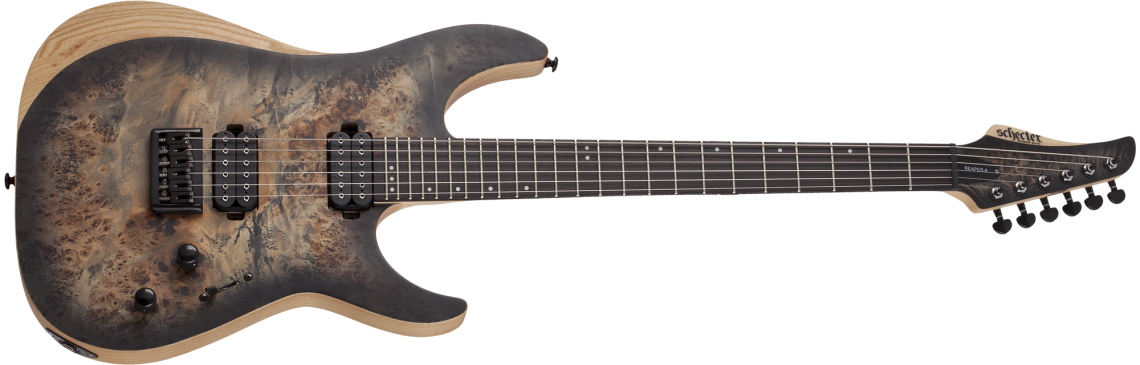 Schecter Reaper-6 Satin Charcoal Burst