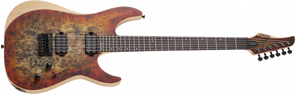 Schecter Reaper-6 Satin Inferno Burst