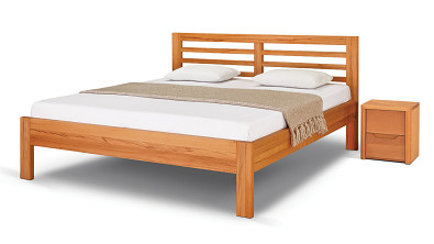 Postel z masivu Postelia ANDREA Buk 180x200 cm, manželské bukové dvoulůžko