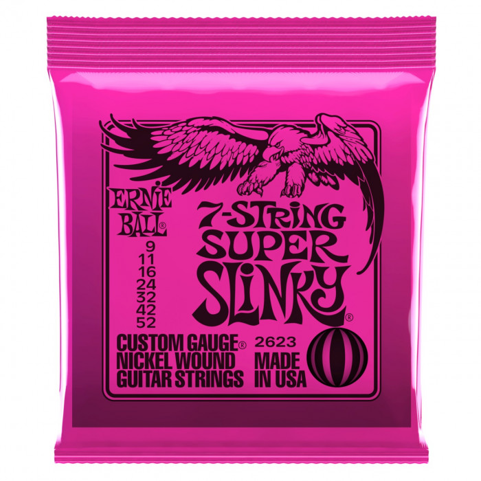 Ernie Ball P02623 7-String Super Slinky 9-52