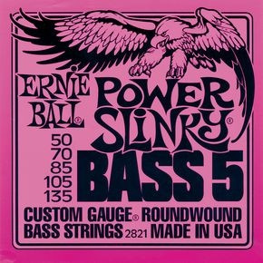 Ernie Ball P02821 Power Slinky Bass-5 50-135