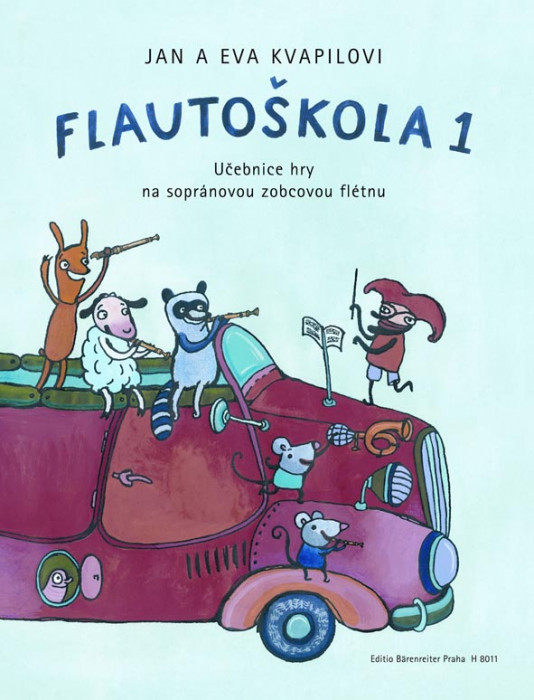 Publikace Flautoškola 1 - Eva Kvapilová, Jan Kvapil