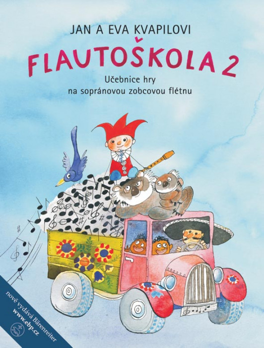 Publikace Flautoškola 2 - Eva Kvapilová, Jan Kvapil
